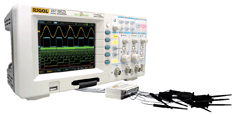 RIGOL DS1000CD Mixed Signal Oscilloscope 2CH 400MSa/s with Logic Analyzer 16CH